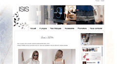 Desktop Screenshot of boutique-isis.com