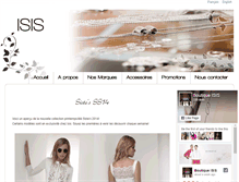 Tablet Screenshot of boutique-isis.com